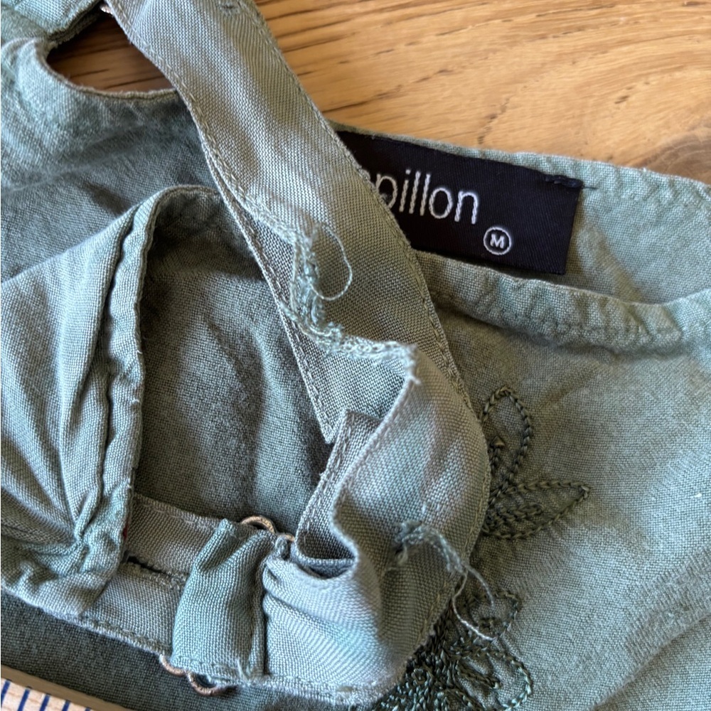 Papillon Patchwork Overalls Medium - image 7